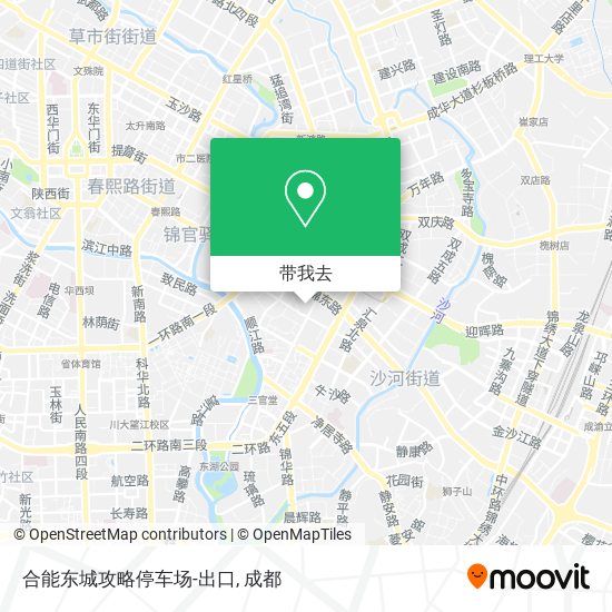 合能东城攻略停车场-出口地图