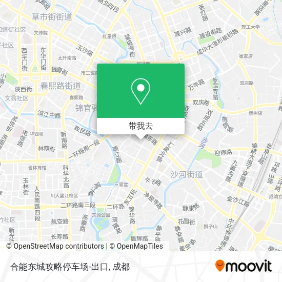 合能东城攻略停车场-出口地图