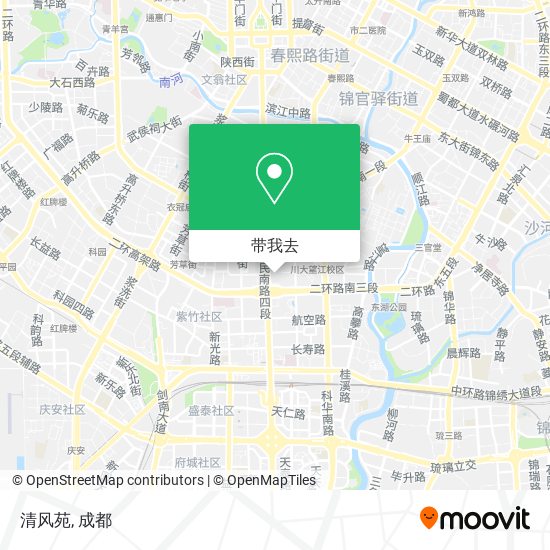 清风苑地图