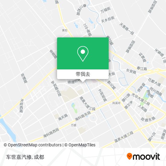 车世嘉汽修地图