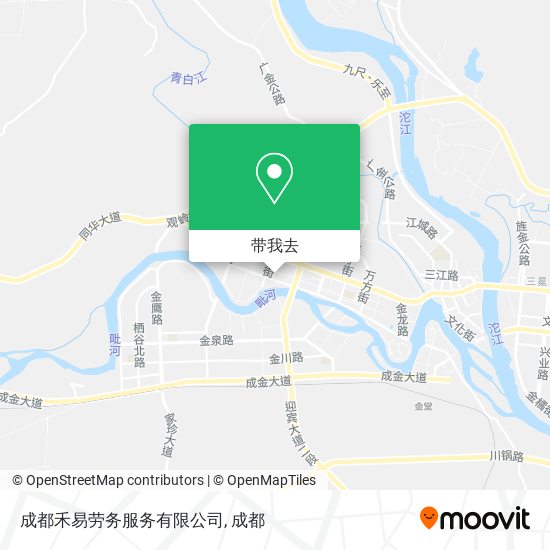 成都禾易劳务服务有限公司地图