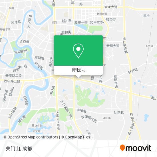 关门山地图