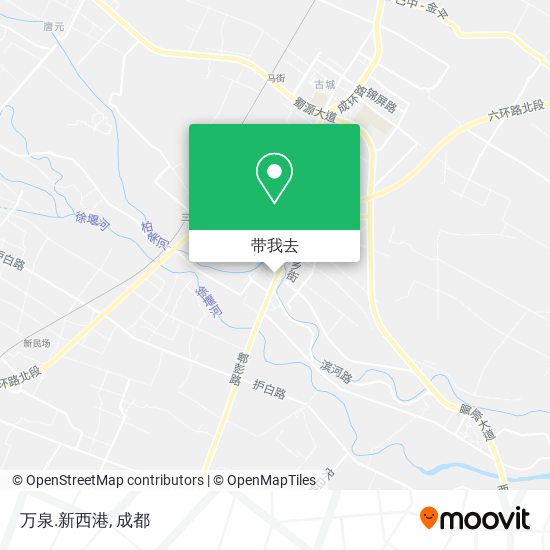 万泉.新西港地图