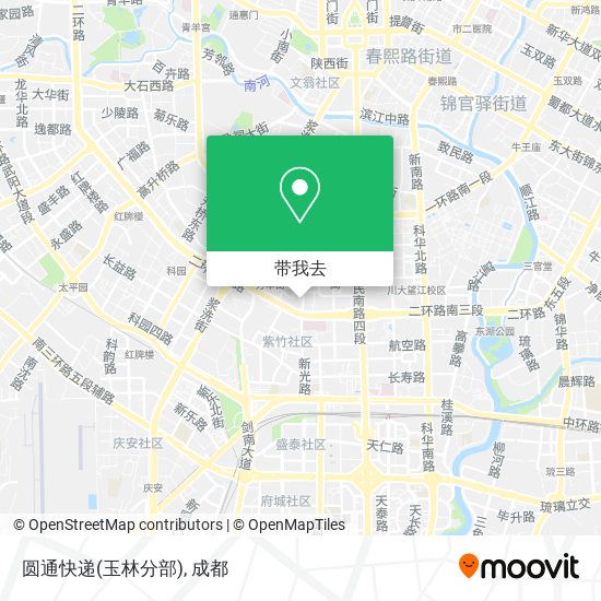 圆通快递(玉林分部)地图