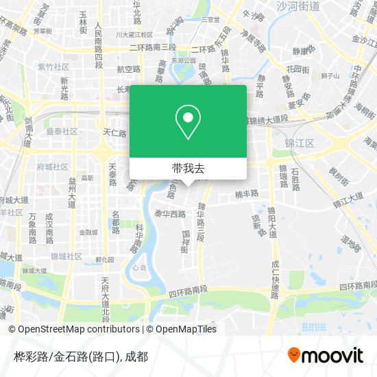 桦彩路/金石路(路口)地图