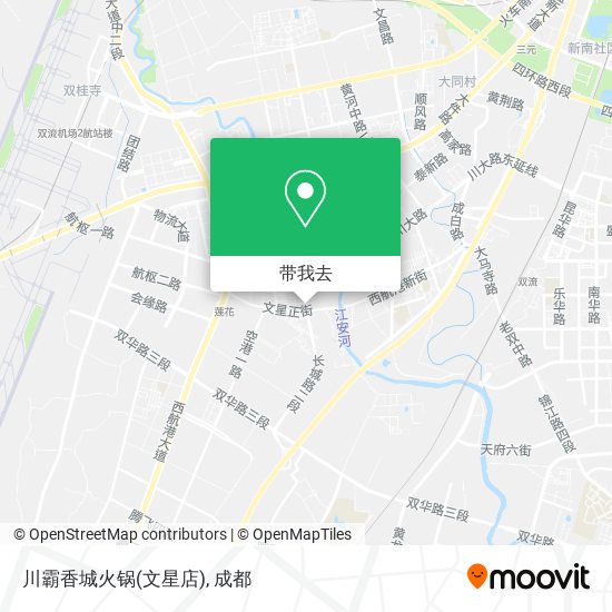 川霸香城火锅(文星店)地图