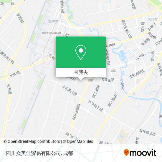 四川众美佳贸易有限公司地图