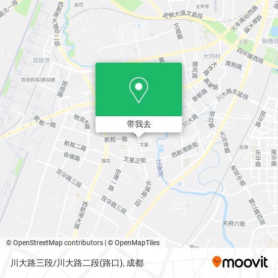 川大路三段/川大路二段(路口)地图