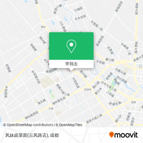 凤妹卤菜面(云凤路店)地图
