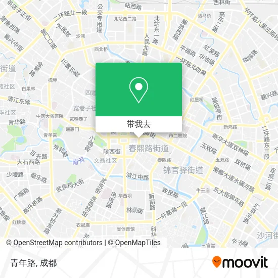 青年路地图