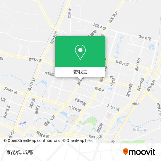 京昆线地图