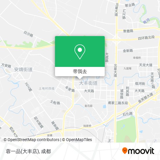 蓉一品(大丰店)地图