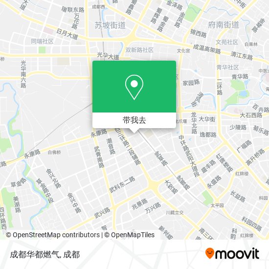 成都华都燃气地图