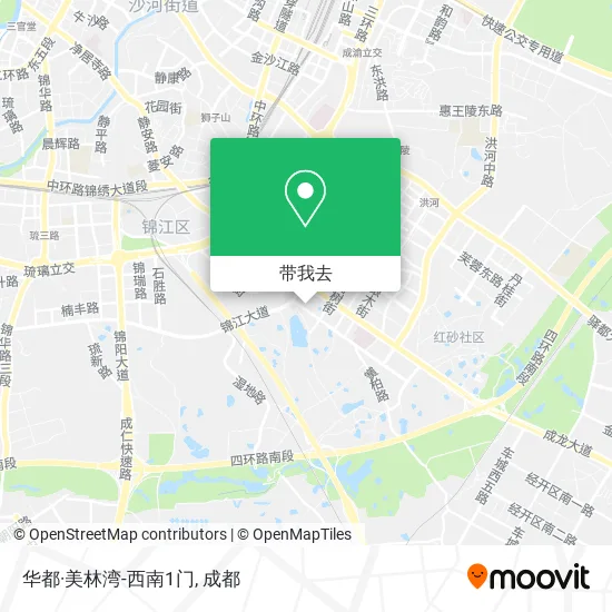 华都·美林湾-西南1门地图