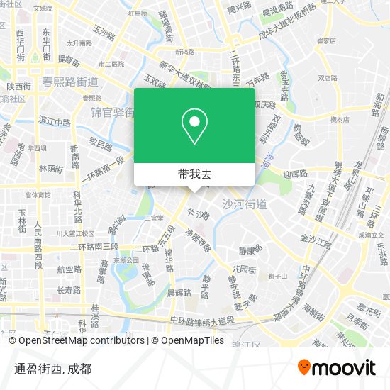 通盈街西地图