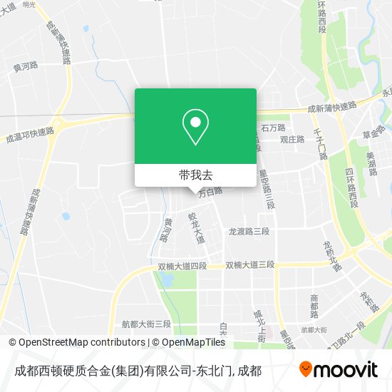 成都西顿硬质合金(集团)有限公司-东北门地图