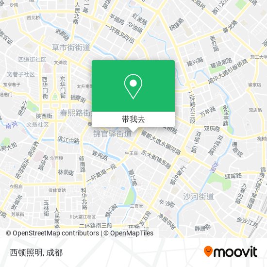 西顿照明地图