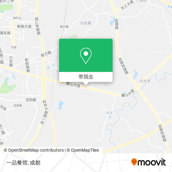 一品餐馆地图