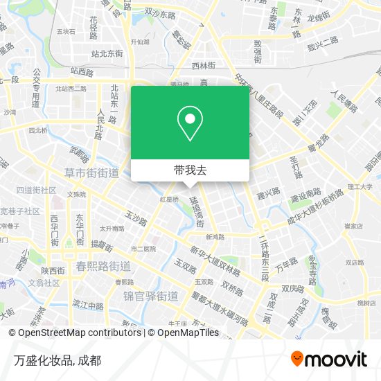 万盛化妆品地图