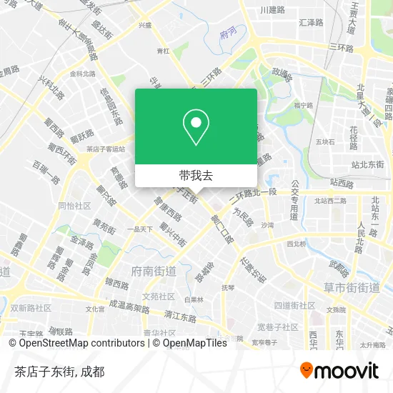 茶店子东街地图