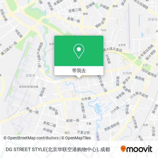 DG STREET STYLE(北京华联空港购物中心)地图