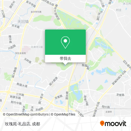 玫瑰苑-礼品店地图