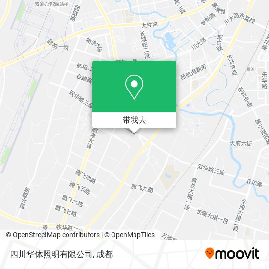 四川华体照明有限公司地图