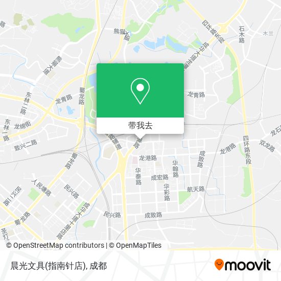 晨光文具(指南针店)地图