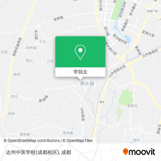 达州中医学校(成都校区)地图