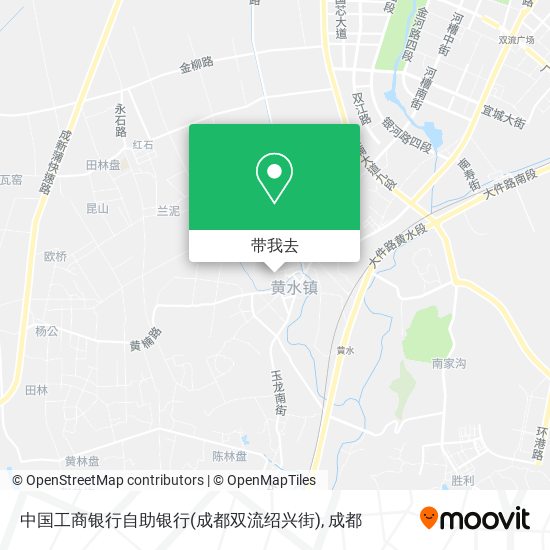 中国工商银行自助银行(成都双流绍兴街)地图