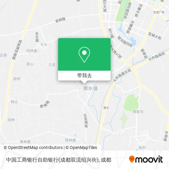 中国工商银行自助银行(成都双流绍兴街)地图