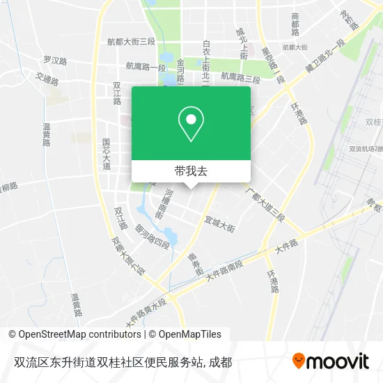 双流区东升街道双桂社区便民服务站地图