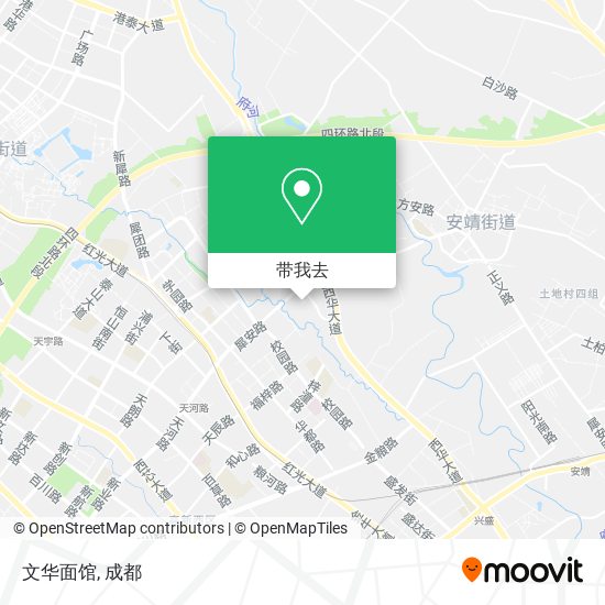 文华面馆地图