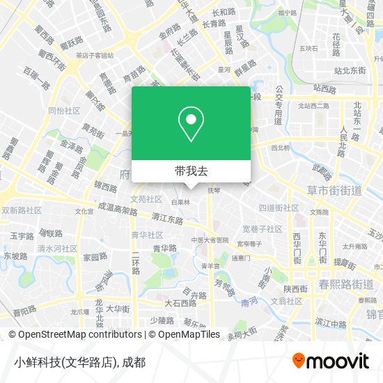 小鲜科技(文华路店)地图