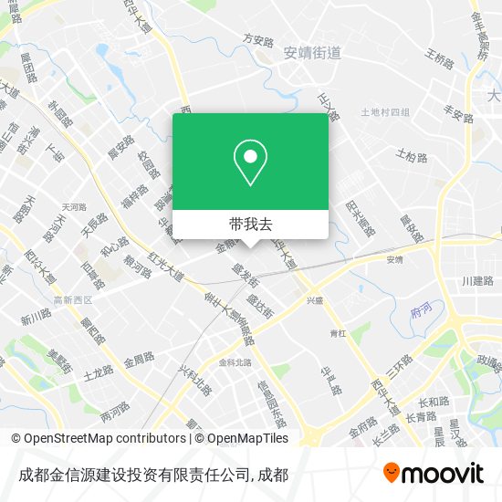 成都金信源建设投资有限责任公司地图