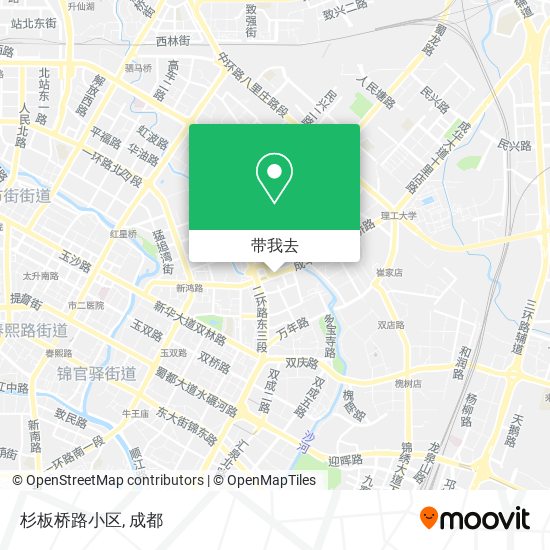 杉板桥路小区地图