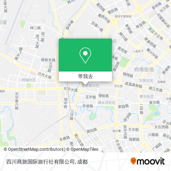 四川商旅国际旅行社有限公司地图