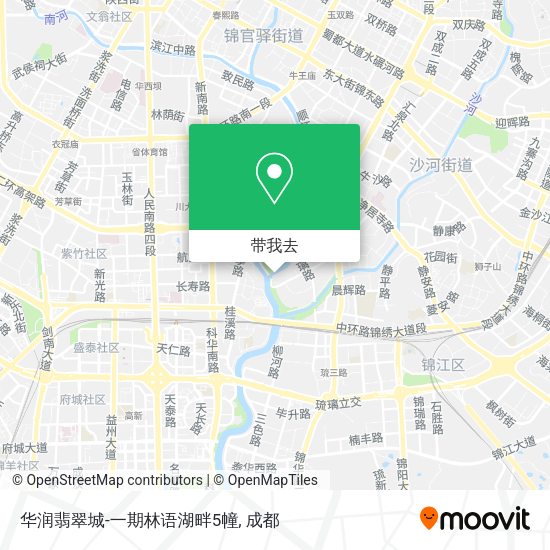 华润翡翠城-一期林语湖畔5幢地图