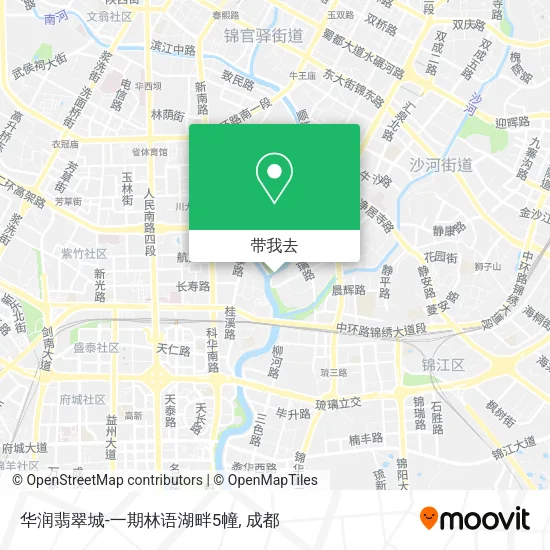 华润翡翠城-一期林语湖畔5幢地图