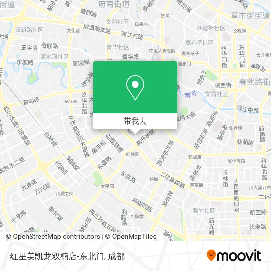 红星美凯龙双楠店-东北门地图