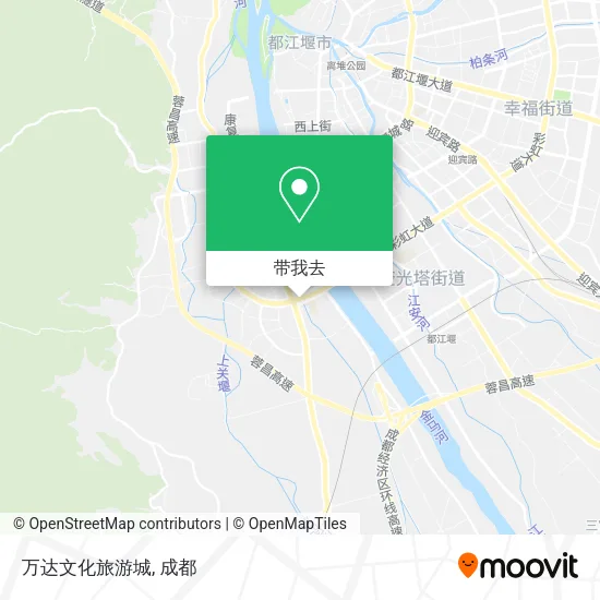 万达文化旅游城地图