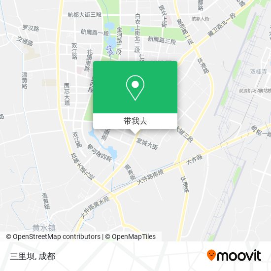 三里坝地图