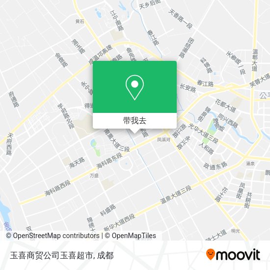玉喜商贸公司玉喜超市地图