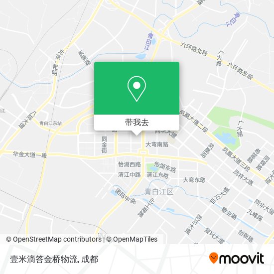 壹米滴答金桥物流地图
