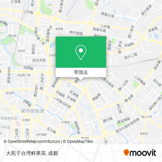 大苑子台湾鲜果茶地图