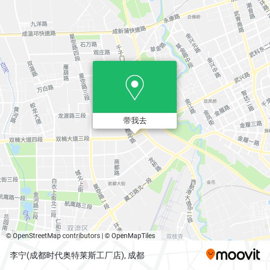 李宁(成都时代奥特莱斯工厂店)地图