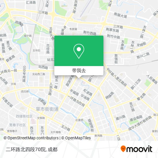 二环路北四段70院地图