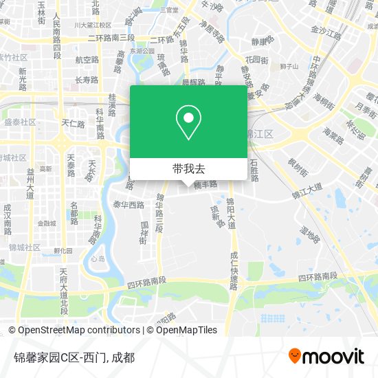 锦馨家园C区-西门地图