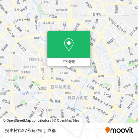 拐枣树街27号院-东门地图