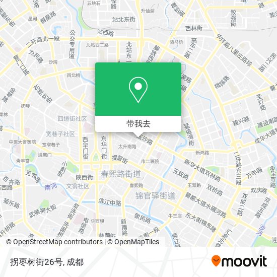 拐枣树街26号地图